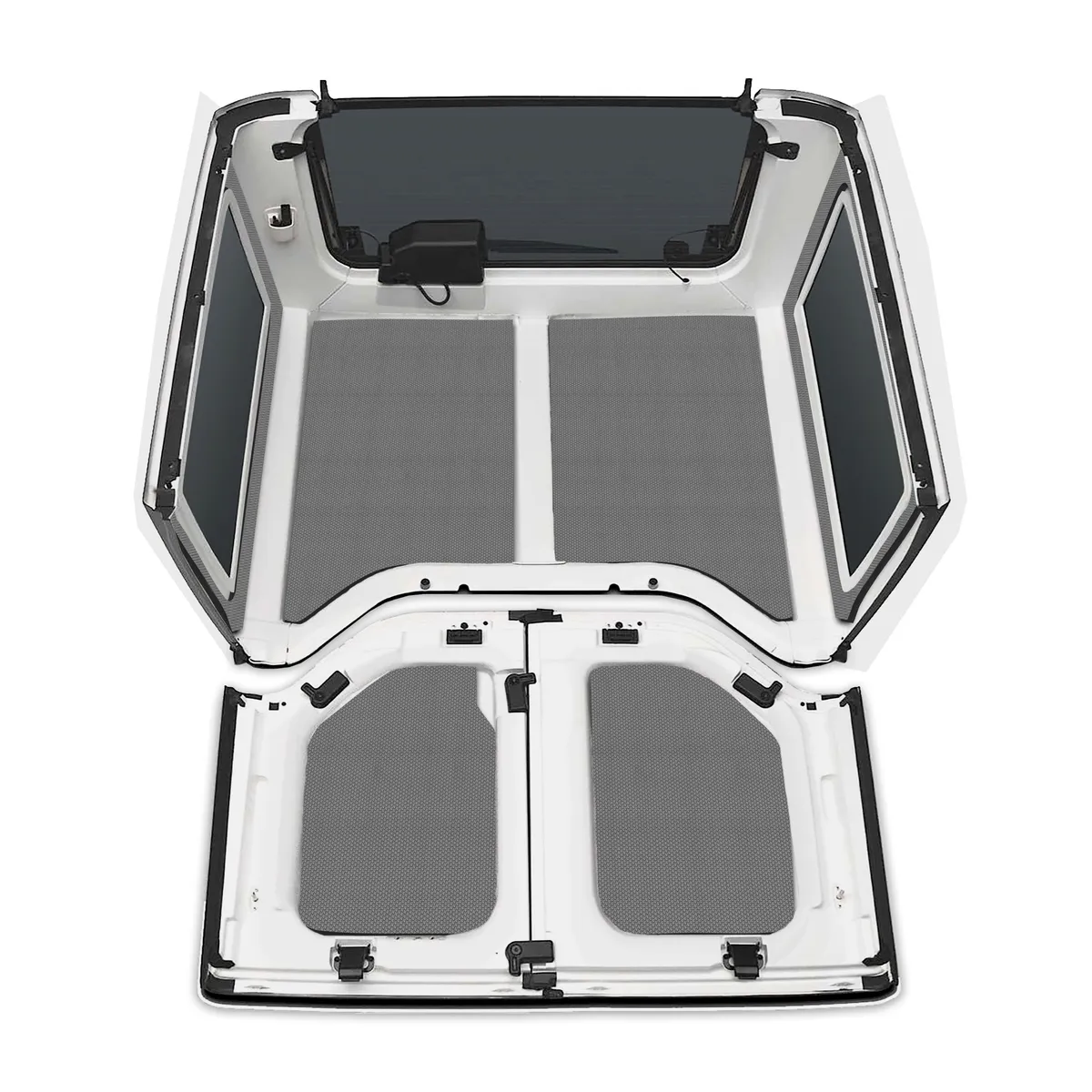 DEI 50286 '11-'18 Wrangler JK 2-Door Gray Original Finish Complete Headliner Kit 050286 product image