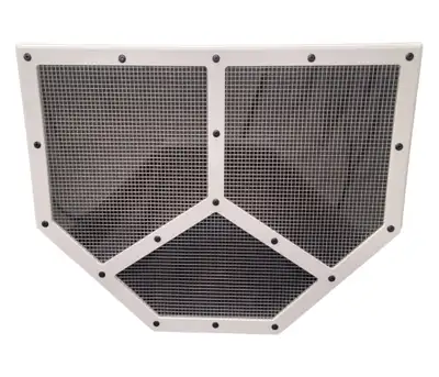 Dominator Race Body Shaker Screen Radiator Mod White