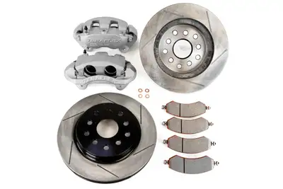 TeraFlex Big Brake Kit JK Front Complete Big Calipers Slotted Rotors 13.3in