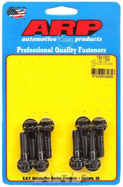ARP Auto Racing Ls1/Ls2 12pt Bolt Head Black Oxide Timing Cover Bolt Kit