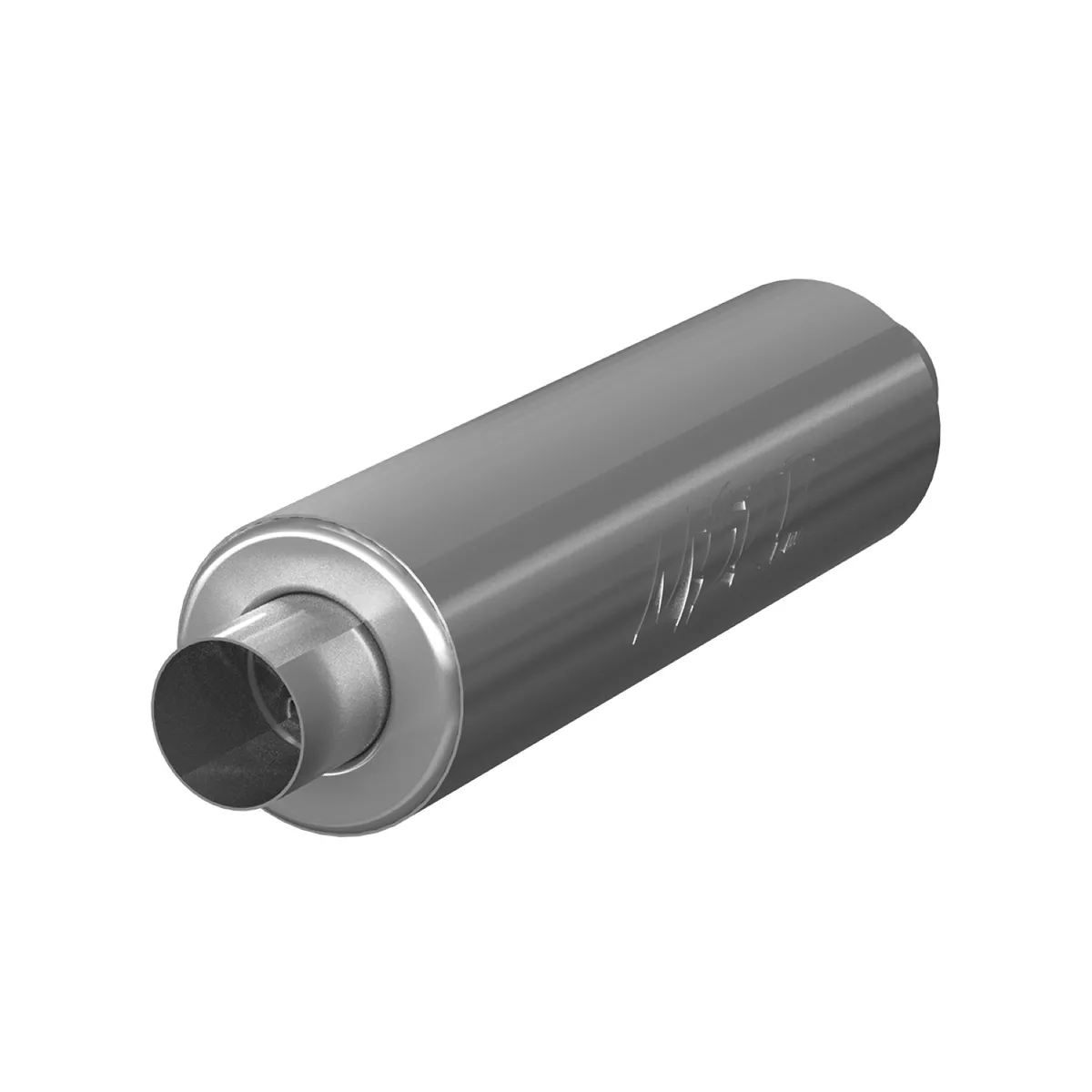 Garage Parts XP Series Muffler; 3 in. Inlet/Outlet Diameter; 6 in. x 20 in. Body; 26 in. Overall Length; Single Chambered; T409 Stainless Steel; Supersedes PN[GP190453]; product image