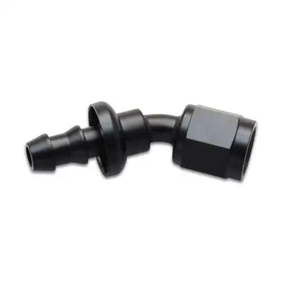 Vibrant Performance Vibrant Performance - 22306 - Push-On 30 Degree Hose End Elbow Fitting; Size: -6AN