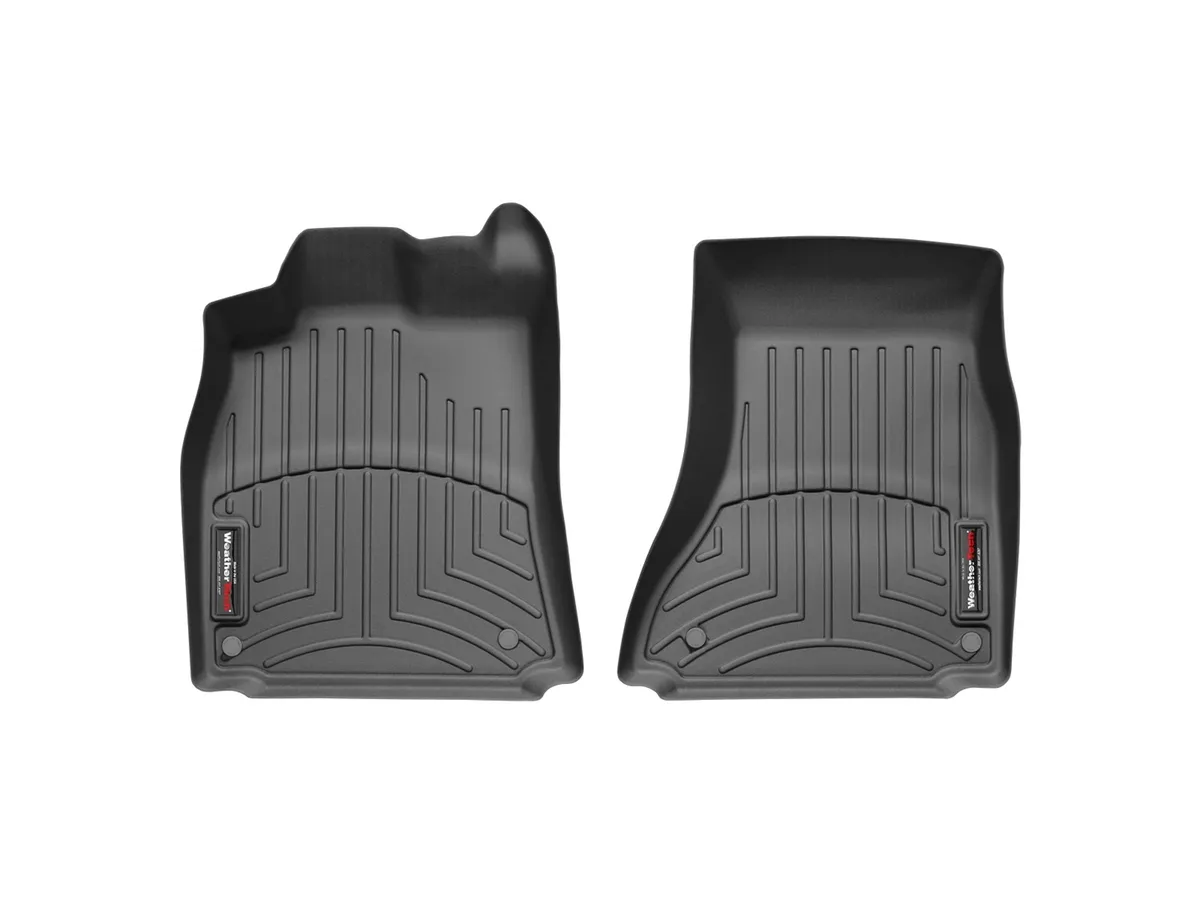 Weathertech 2009 + Audi A4/S4/RS4 Black Front FloorLiner Fits both automatic and manual trans / 2009 + Audi A5/S5/RS5 Black Front FloorLiner Fits both automatic and manual trans