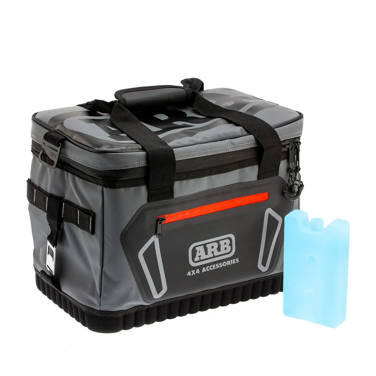 ARB Cooler Bag;charcoal W/Red Highlights;15inl x 11inw x 9inh;holds 22 Cans product image