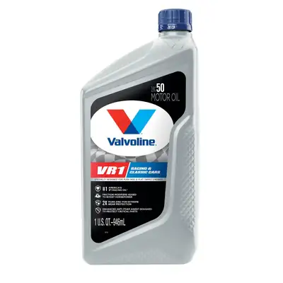 Valvoline HP 50W Racing Oil VR1 1 QT.