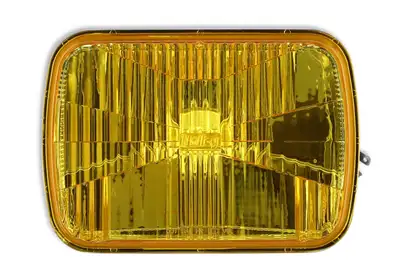 Holley Retrobright LED Headlight 5x7 Rectangle Yellow Lens
