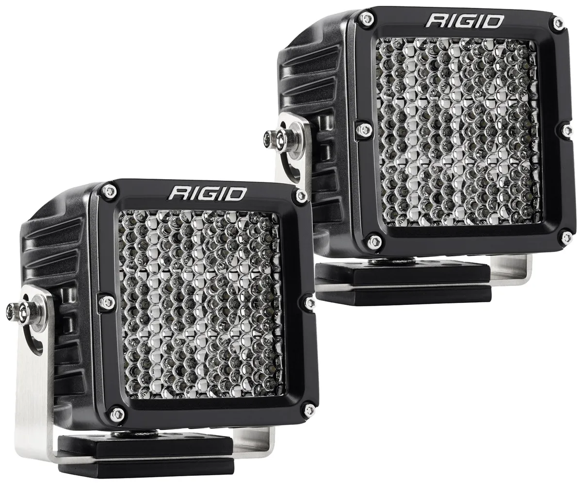 Rigid D-Xl Pro LED Light, Driving Diffused, Surface Mount, Black Housing, Pair product image