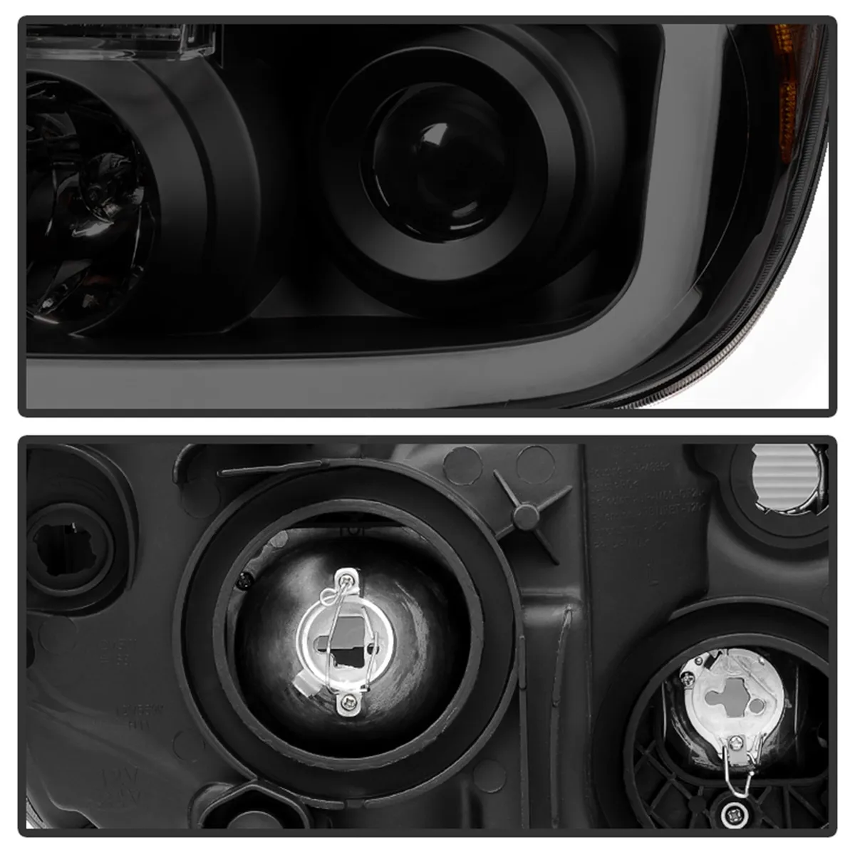0713 Tundra/0813 Sequioa LED Light Bar Projector Headlightsblack Smoked product image