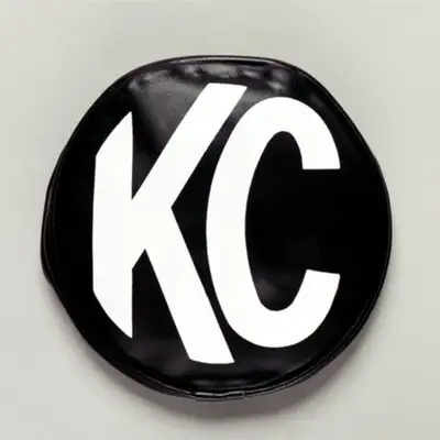 KC HiLiTES KC HiLiTES 5100 KC Cover 6in Vinyl Black White KC PR