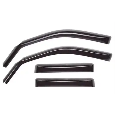 Weathertech DarkSmokeFrontRearSideWindowDeflectorsToyotaTacoma2016DoubleCab
