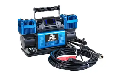 Bulldog Winch Twin Head Portable Compressor 150PSI, 10.6CFM, Automatic BullDog Winch