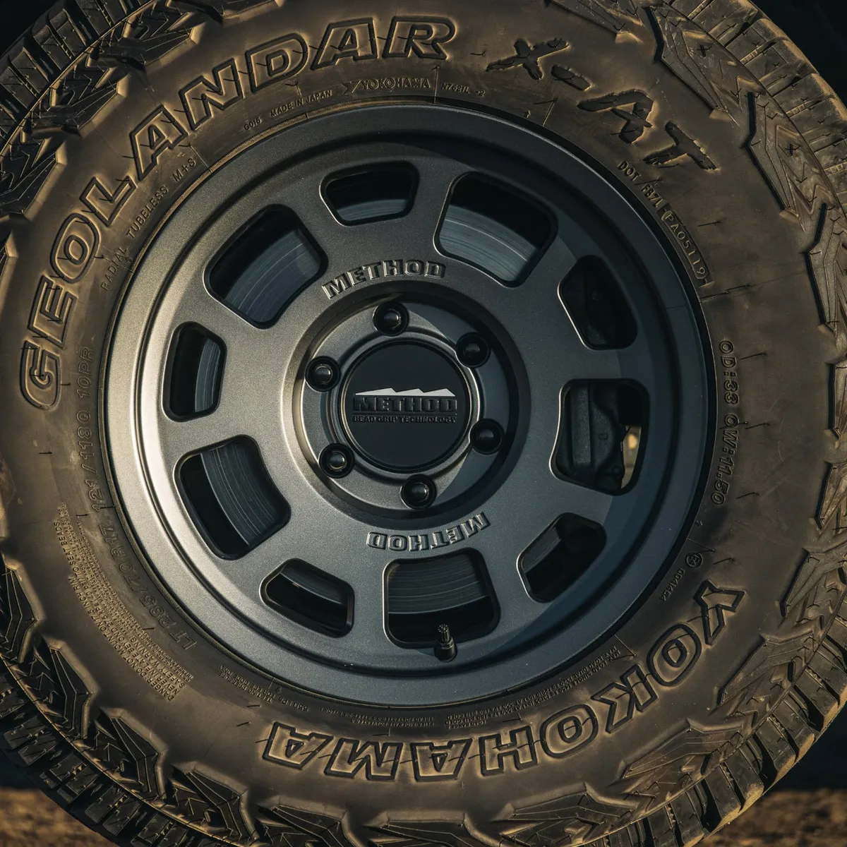 Aluminum Wheels 18x9 Bead Grip MR705 Bolt Pattern 5 On 150 Offset 25 Lip Size 1.22 Titanium SL Method product image