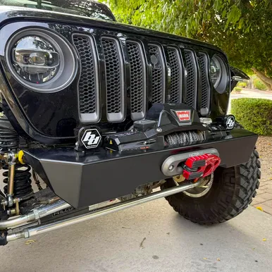 18c Wrangler/20c Gladiator Krawler Lite Front Bumper Witho Hoop Raw product image