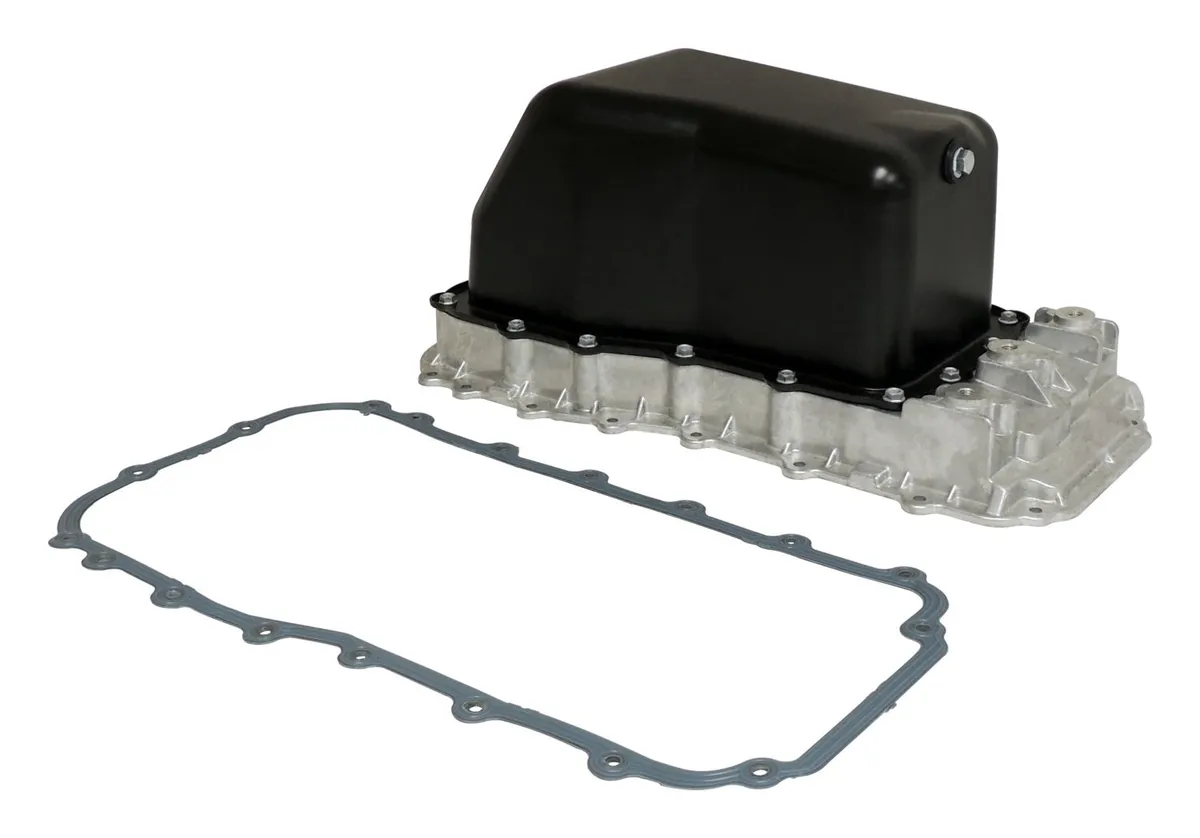 Engine Oil Pan Kit; Incl. Upper And Lower Oil Pan/Oil Pan To Engine Block Gasket; product image