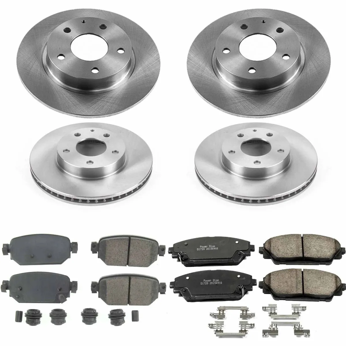 Z17 Direct Replacement Kit: Rotors; Ceramic Pads W/Hardware product image