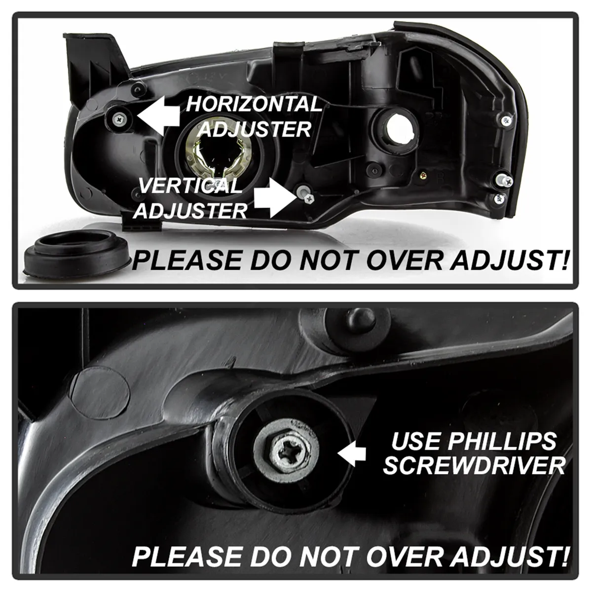 0001 Maxima (Ex 20th Anniversary Edition ) OEM Style Headlights Black product image