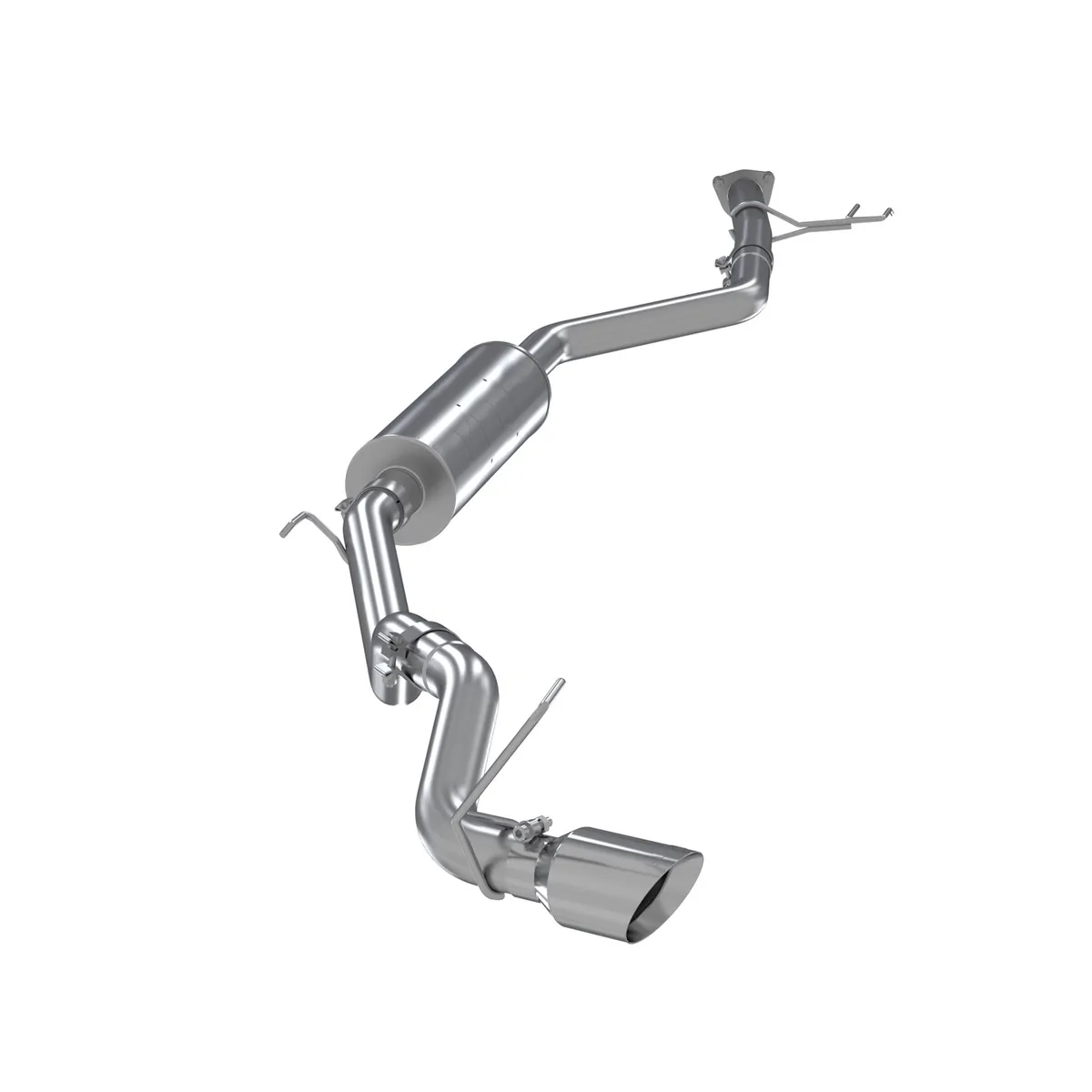 Armor Lite Cat Back Performance Exhaust System; 2.5 in.; Aluminized Steel; Single Side; product image