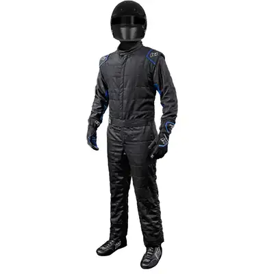 K1 RaceGear Suit Outlaw 5X-Large Black / Blue SFI 3.2A/5