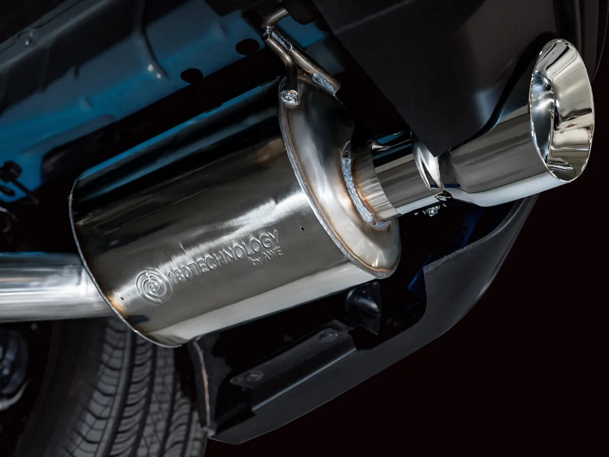 AWE Touring Edition Exhaust for S650 Ford Mustang GT Fastback - Dual Diamond Black Tips product image