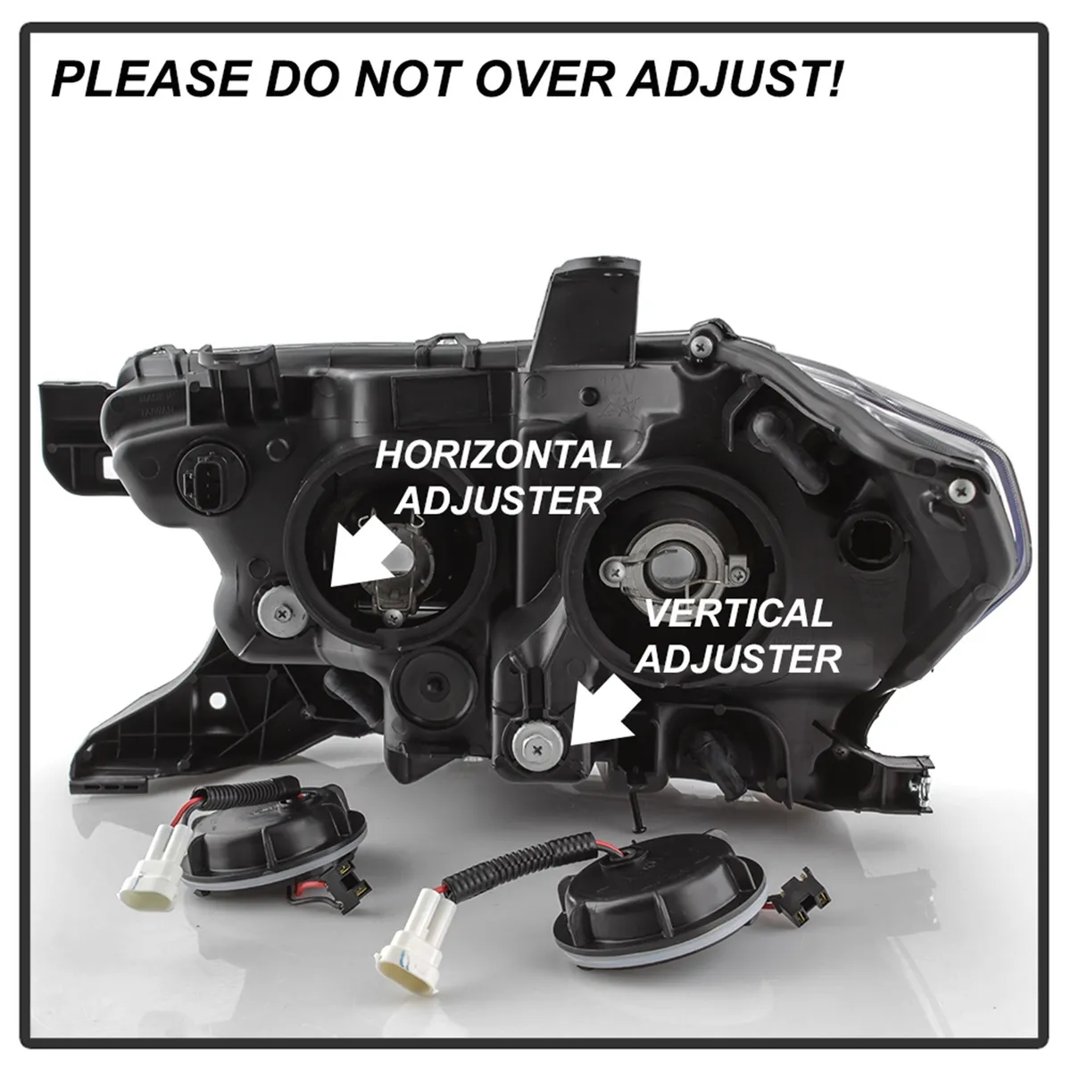 1622 Tacoma sr & Sr5 Models Only DRL Light Bar Projector Headlights Black Smoke product image