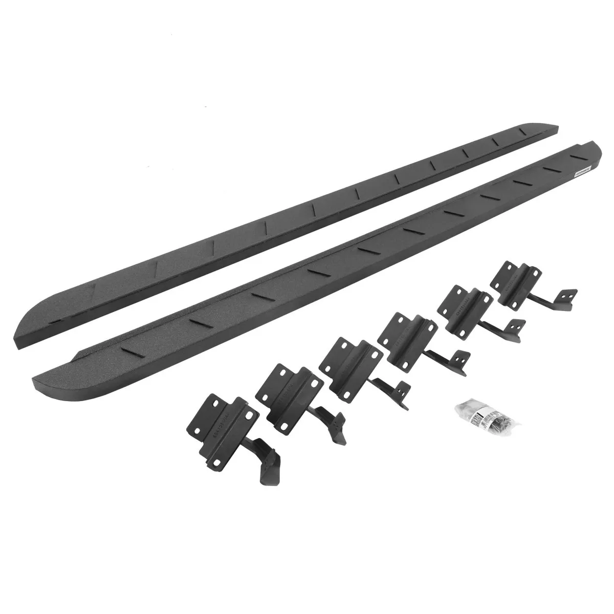 Go Rhino Go Rhino 63415587ST - RB10 Slim Line Running Boards With Mounting Brackets - Protective Bedliner Coating