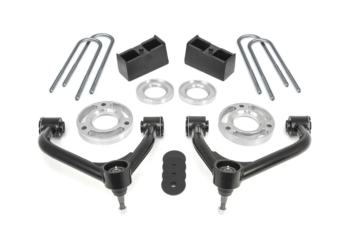 25 Chevy Silverado 1500 Trail Boss/Gmc Sierra 1500 At4 4WD 2.0in Front With 1.0in Rear Sst Lift Kit product image