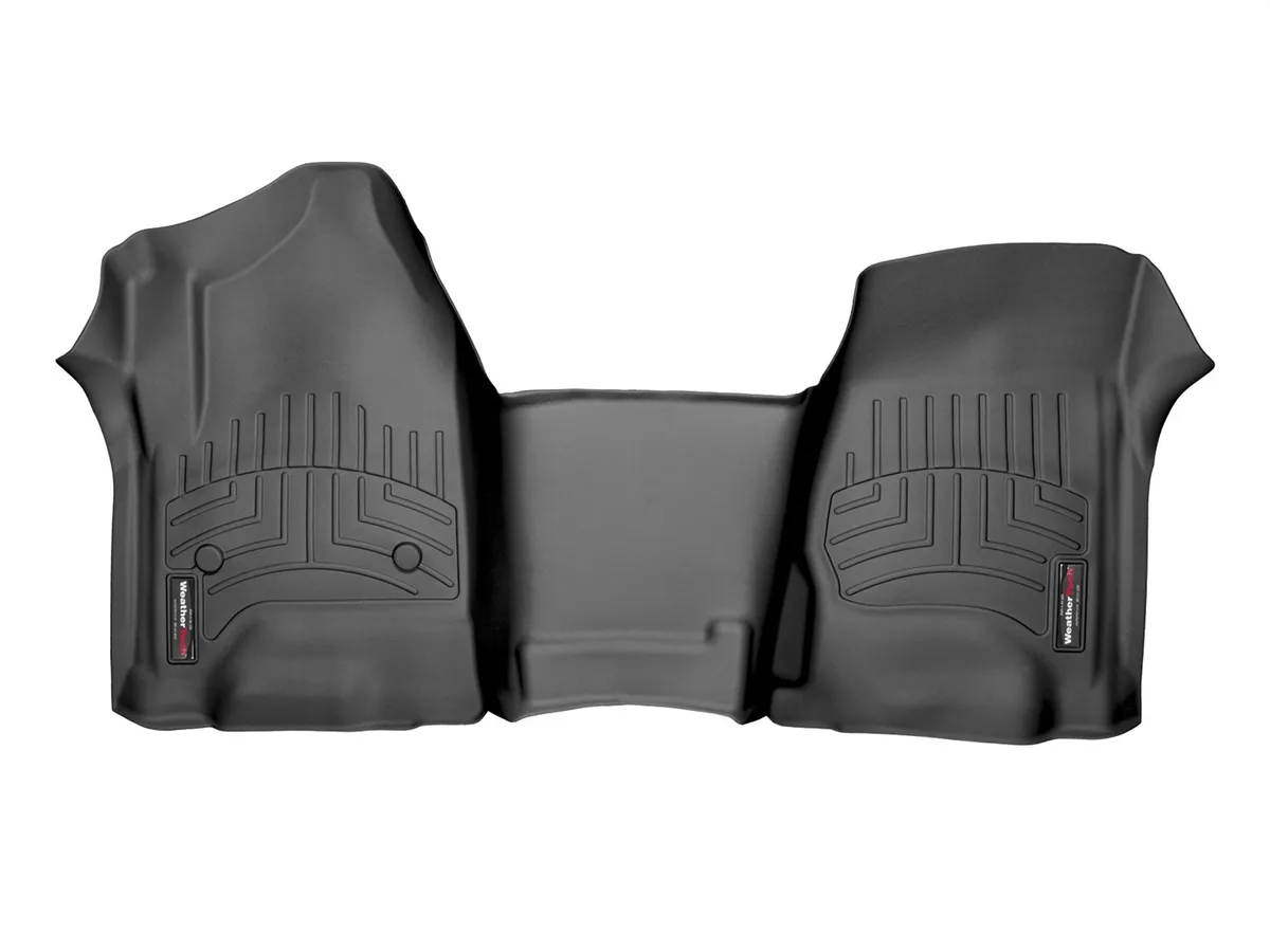 FloorLiner™ DigitalFit®; Black; Front; Over The Hump; product image