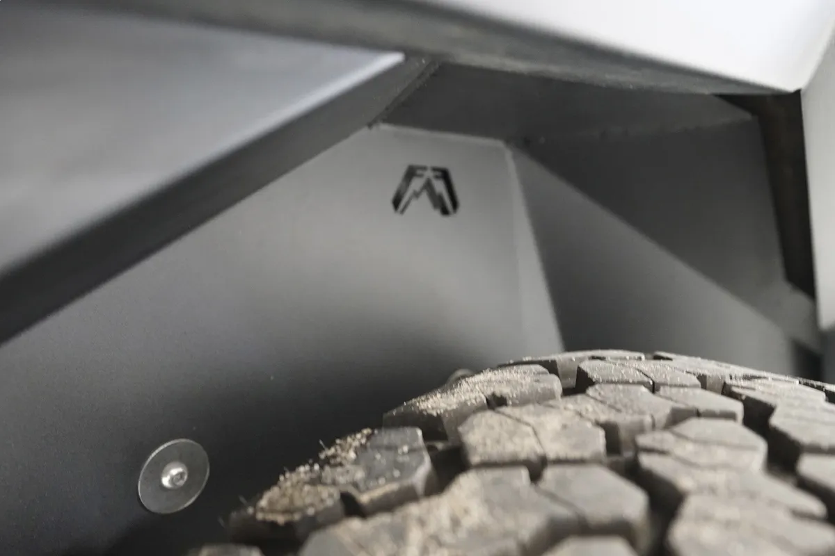 Inner Fender; 2 Stage Black Powder Coat; Rear; For PN[JL2001-B]; product image