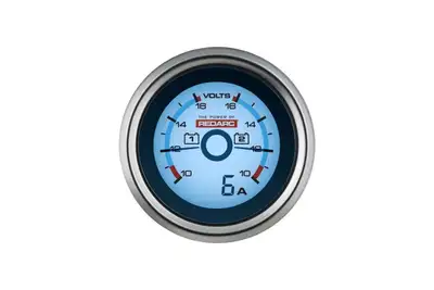 REDARC Dual Voltage 52mm Gauge With Optional Current Display