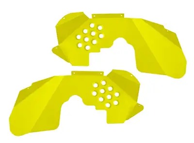 Steinjager Fenders 2007-2018 Inner Front, Fits Falcon Shocks Lemon Peel