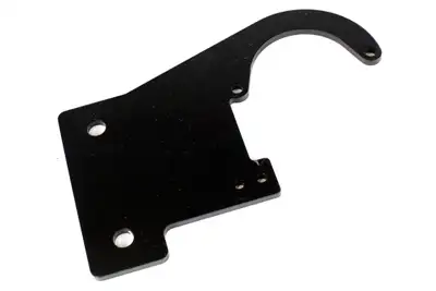 EVO Manufacturing EVO Manufacturing Vacuum Pump Relocation Bracket Black - JK 2012+