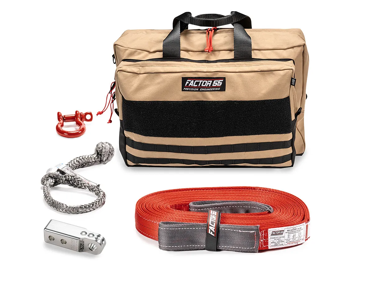 Factor 55 00485-05-Large Owyhee Recovery Kit (Silver Hitchlink And Large Bag) product image
