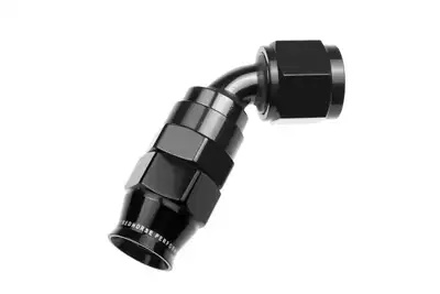 Redhorse Performance 08 an 60 Degree Ptfe Reusable Hose End Black