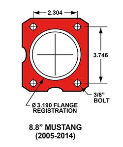 2005 - 2014 Ford Forged Narrow Superlite 4R Big Brake Rear Parking Brake Kit - 140-9221 product image