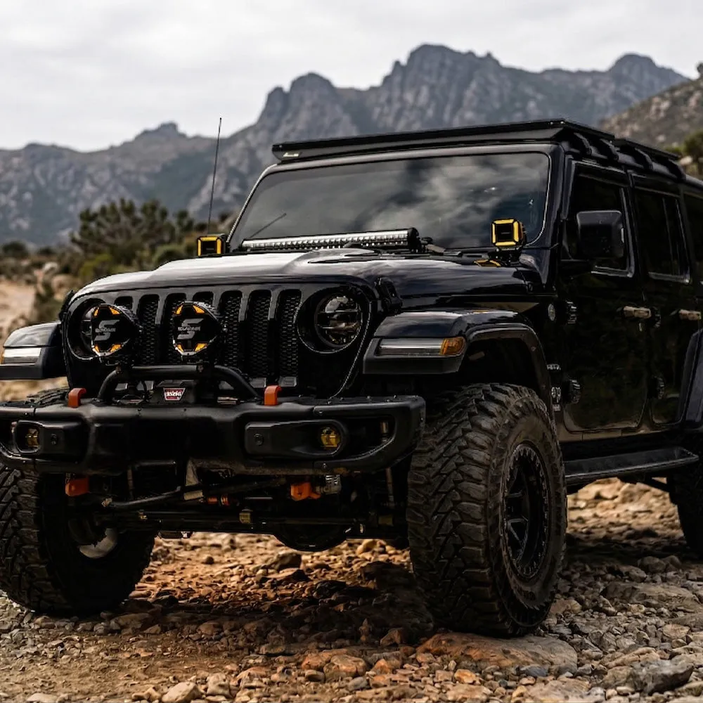 5 Inch LED Pod Lights White + Amber Dual-Mode for Jeep Wrangler JL/ Gladiator JT product image