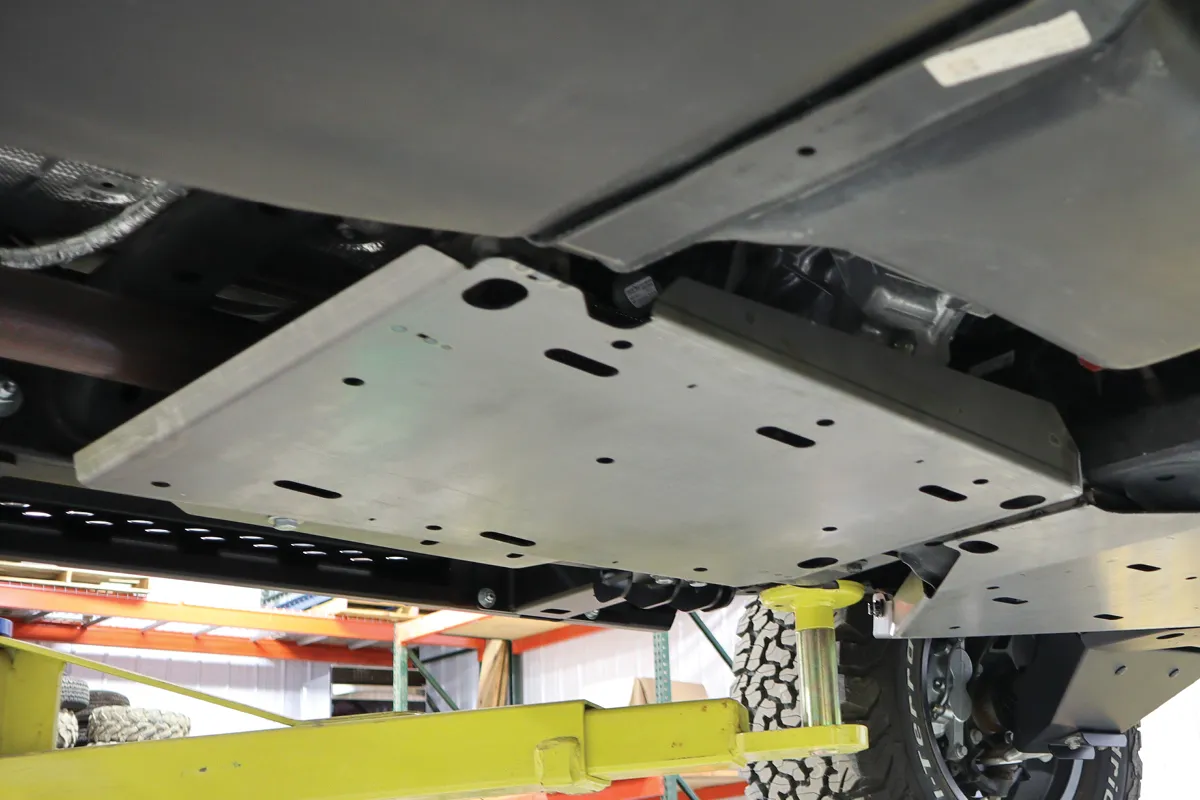 2021+ Bronco Black Ops Transfer Case Skid Plate (Black Powder Coated) product image