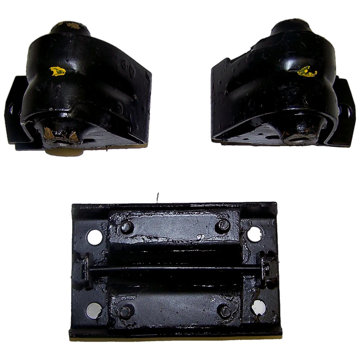 1997-2002 Wrangler TJ w/ 2.5L engine; Includes 2 engine mounts & 1 transmission mount 2003-2006 Wrangler TJ w/ 2.4L engine; Includes 2 engine mounts & 1 transmission mount product image