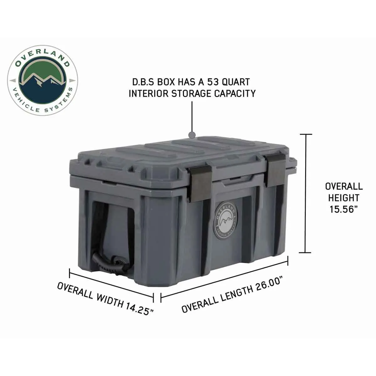 Stay Dry With Overland Vehicle Systems 53 Quart Dry Box Overland Vehicle Systems product image
