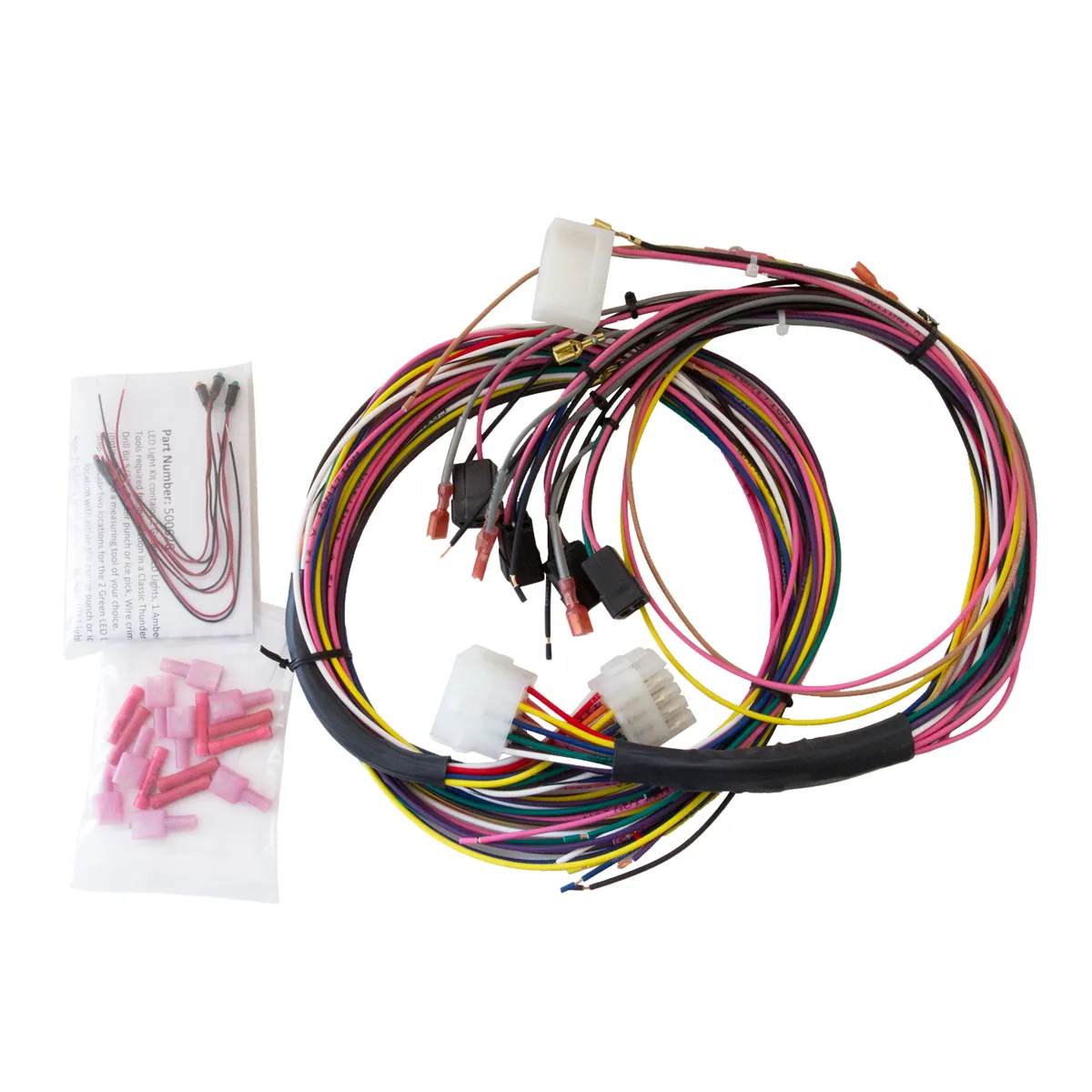 Autometer 2198 Gauge Wire Harness, Universal, For Tach/Speedo/Elec Gauges, Incl LED Indicators product image