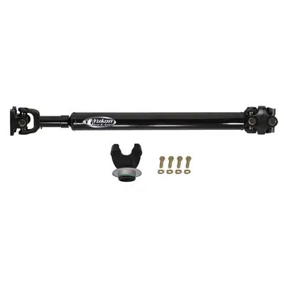 Yukon Gear And Axle Yukon OE-style Driveshaft for 12-17 JK rear. 1310 U/Joint. Fits 2-door Rubicon and non-Rubicon. Manual transmission only. Recommended up to 2.5" Lift w/ 33" Tires.