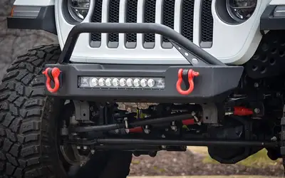 Steinjager Bumpers 2018 to Present Bull Bar Includes Light Bar Texturized Black