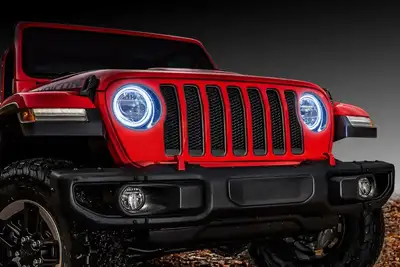 Oracle Lighting 1346-330 - Jeep Wrangler JL/Gladiator JT ColorSHIFT RGB+W Headlight DRL Kit - w/RF Cont.
