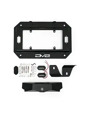 DV8 Offroad DV8 Offroad 2018-22 Jeep Wrangler JL Spare Tire Delete With Light Mounts