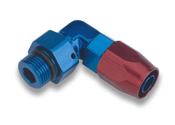 Earl's Performance #12 Male Port to #12 90 Deg Hose Fitting