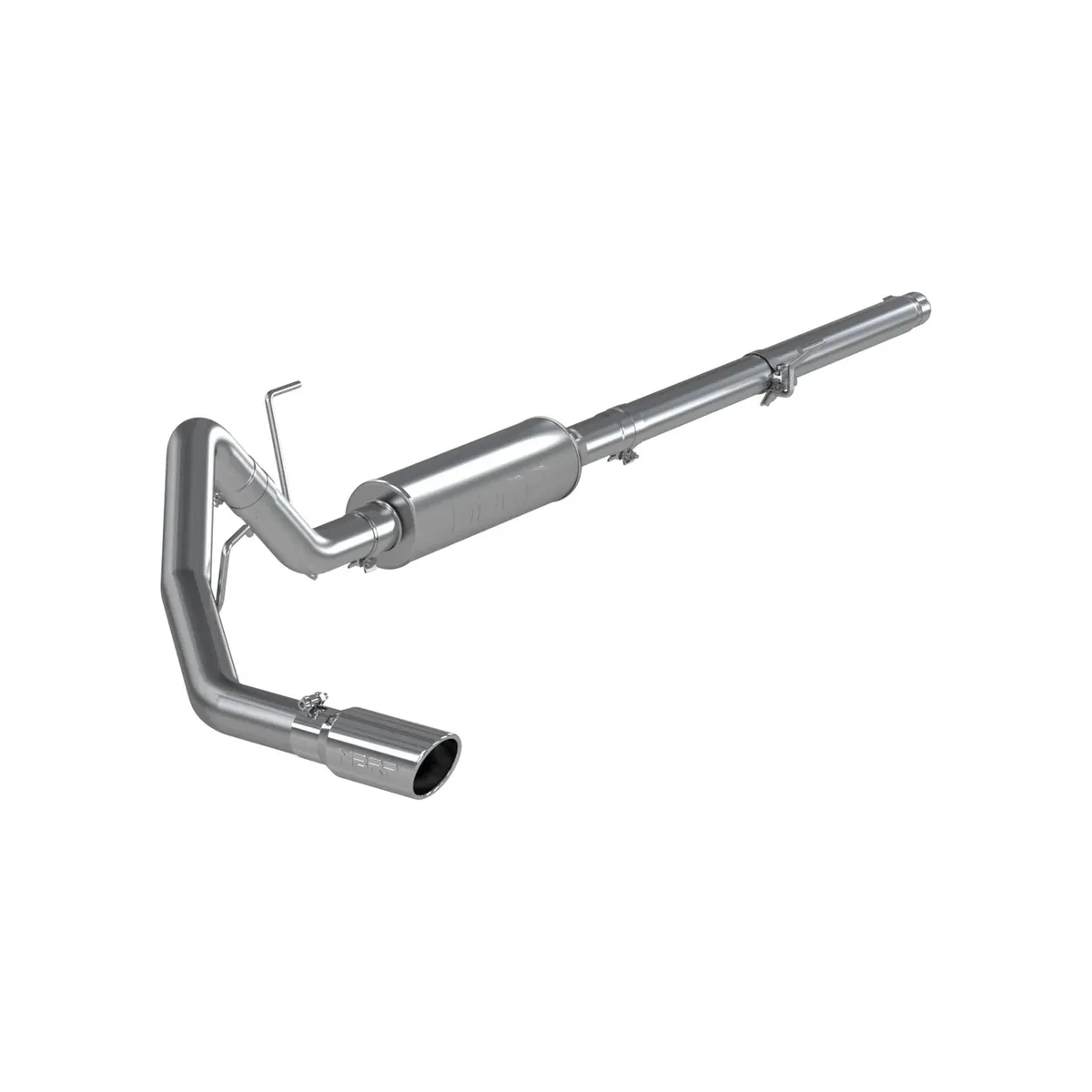 MBRP Exhaust Armor Lite Cat Back Exhaust System; 3 in.; Incl. Ext. Pipe/Mid Pipe/Muffler/Tailpipe/Hardware/4 in. OD Tip; Single Side Exit; Aluminized;