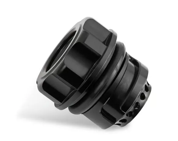 Synergy Manufacturing Oil Fill Cap w/ Baffle & -10 ORB Port - Fits Factory Valve Covers - GM LS Series, GM Gen-V LT, and 2011-2017 Ford Coyote Engines (Gen 1 and Gen 2).