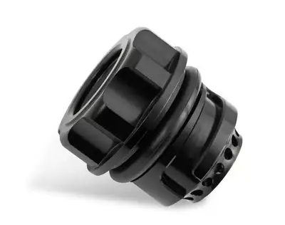 Synergy Manufacturing Oil Fill Cap w/ Baffle & -10 ORB Port - Fits Factory Valve Covers - GM LS Series, GM Gen-V LT, and 2011-2017 Ford Coyote Engines (Gen 1 and Gen 2).