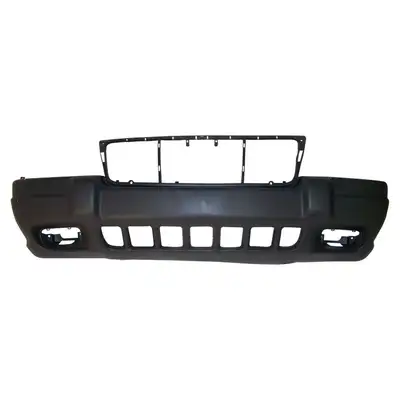 Crown Automotive Jeep Replacement Front Bumper Fascia; Gray; Textured; w/Laredo Package w/Fog Lamps;