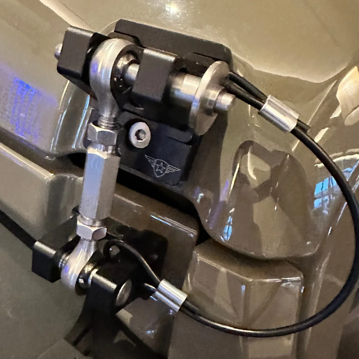 Combat Off Road Billet Aluminum Hood Latch Set - Raw - JK/JL/JT product image