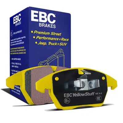 EBC Brakes Yellowstuff 4000 Series Street and Track Brake Pad Set;